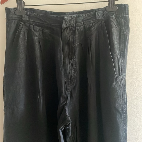 New Free People Lotta Love Black Pants Size 10 - Picture 5 of 11